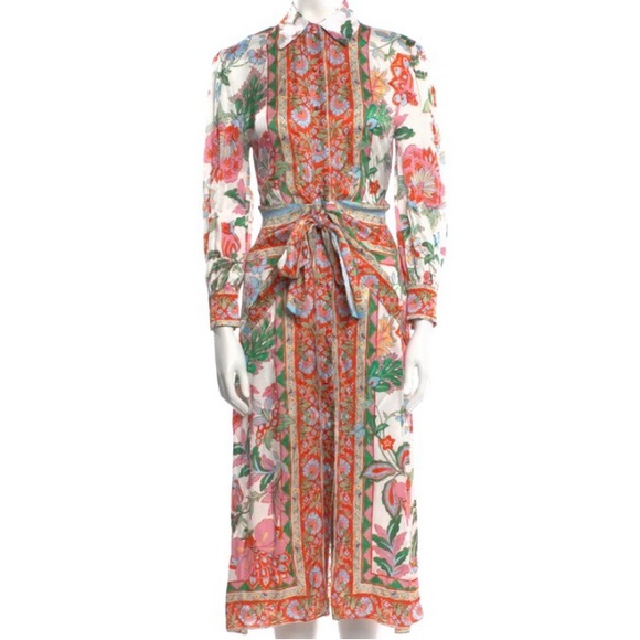 Misa Los Angeles Dresses & Skirts - Misa Los Angeles Tie Waist Midi Shirt Dress XS